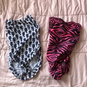 Lot if 2 toddler leotards